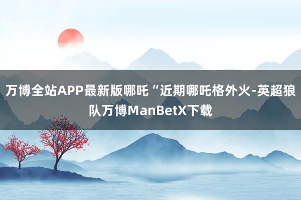 万博全站APP最新版哪吒“近期哪吒格外火-英超狼队万博ManBetX下载